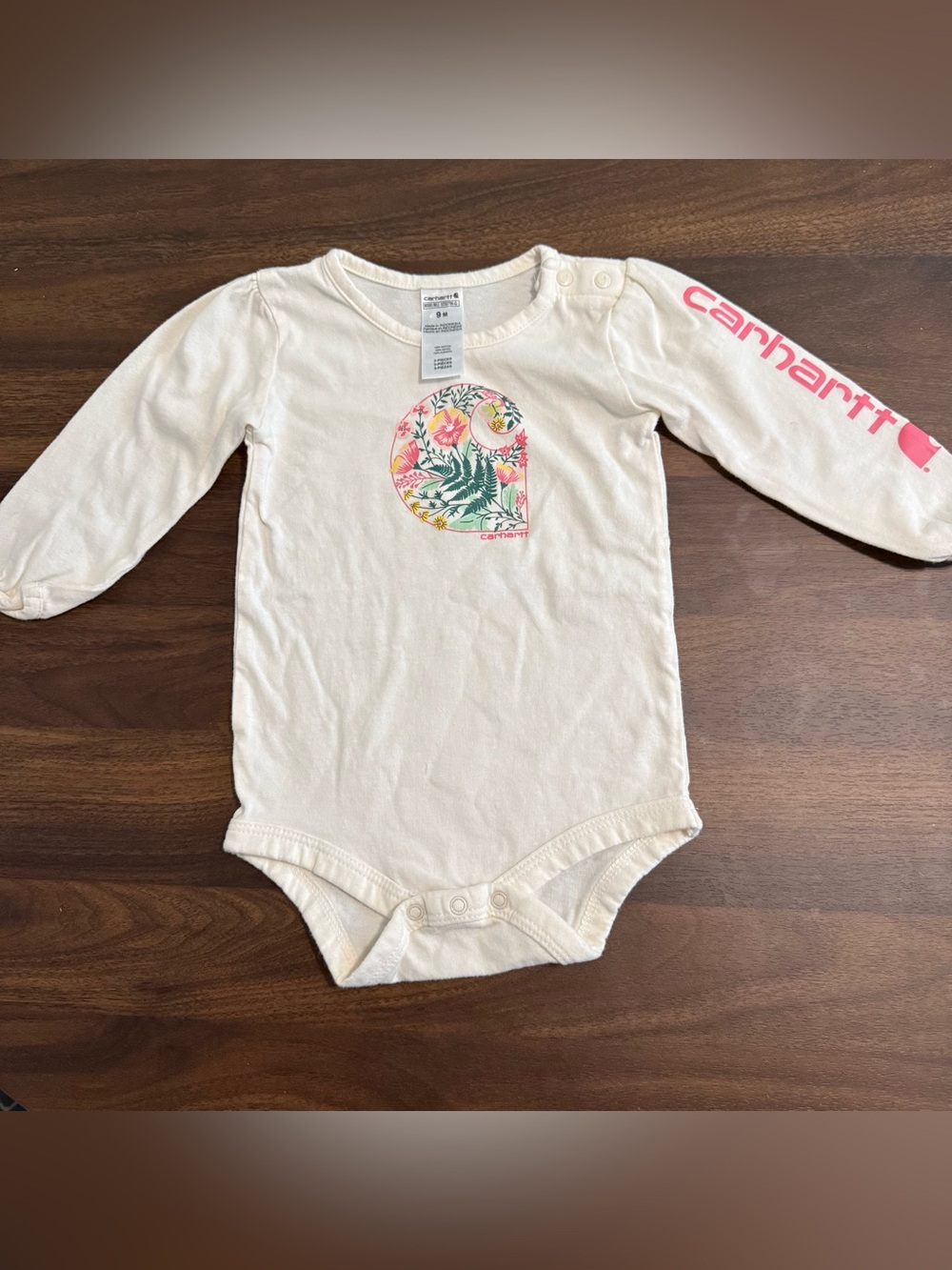 Baby girl Carhartt onesie